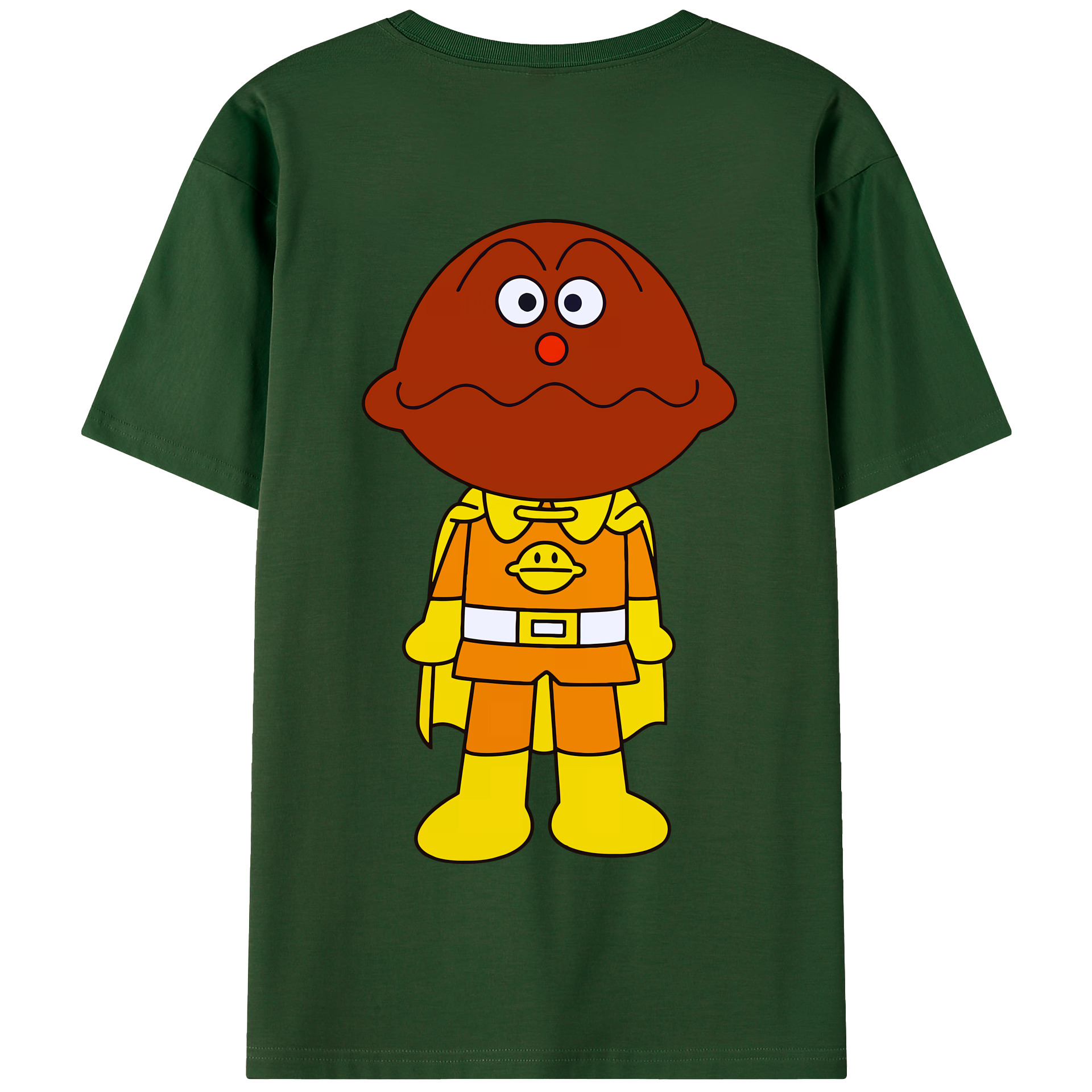 （画像用） アンパンマン Anpanman 綿100％半袖Tシャツ（背面プリント）